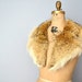 unisex Coyote wolf fur collar scarf shawl