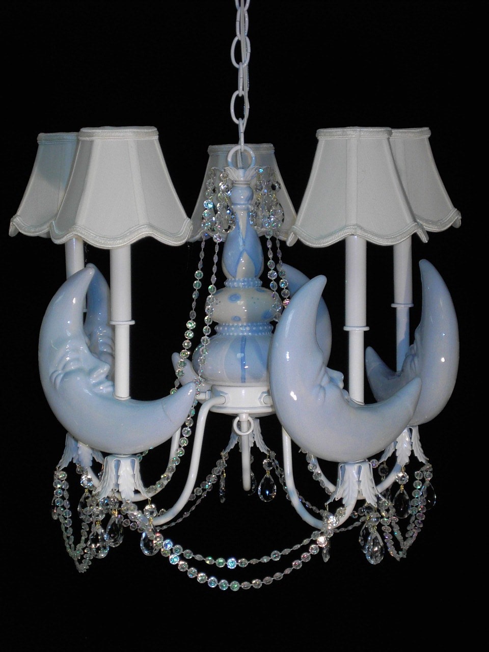 Moon Nursery Chandelier Nursery Lighting Nursery Rhyme