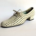 Avant Garde Nerd Shoes Weird and Unique Vintage Polka Dotted Hole - Sporty Style - Narrow Size US 7