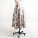 Vintage Atomic Print Skirt - 1950s Style Full Skirt - Medium