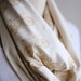 Organic Bikes Circle Scarf - Off White and Mustard Yellow