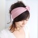 SALE LAST ONE Tie Up Headscarf Dusky Pink