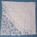 Vintage Brussels "Duchesse" Lace Wedding Handkerchief, Hanky, Hankie ... Early 1900's ... SALE ... TREASURY ITEM