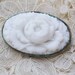 Paristyle Signed Carved Rose Flower Cabochon... 1930's buckle finding