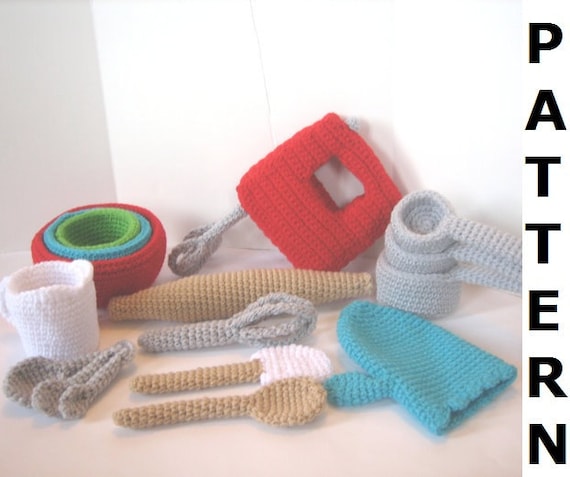 Baking Utensils Crochet Pattern