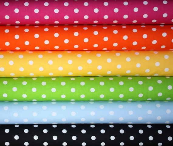 Robert Kaufman Pimatex Basics Polka Dot Fabric Fat Quarter