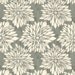 Ty Pennington Impressions 2011 Fabric by Free Spirit, Dahlia in Green/Gray-Fat Quarter