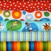 Dr Seuss Fabric by Robert Kaufman- Fat Quarter Bundle, 5 total