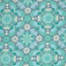 Grand Hotel Fabric by Jenean Morrison for Free Spirit, Room Service in Teal-Fat Quarter