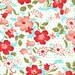 LAST ONE Vintage Modern by Bonnie and Camille fabric for Moda, Vintage Floral Main in Cream- 1/2 Yard or by the yard