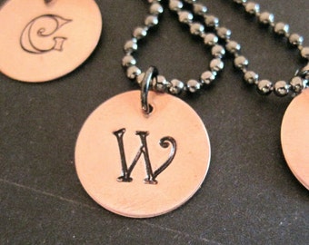ALEXANDRA - custom font by WonderStruck Studios - 1/4 in UPPERCASE steel letter set - MONOGRAM stamping - includes tutorial, practice metal