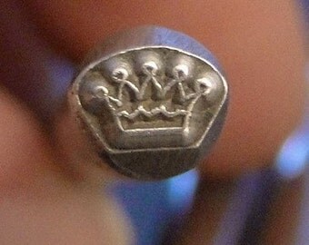 Design Stamp - PRINCESS CROWN - includes How to Stamp Metal tutorial