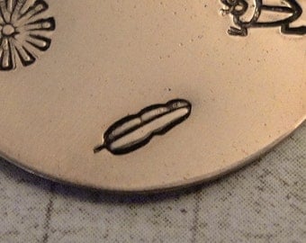 Design Stamp - FEATHER - includes How to Stamp Metal tutorial