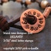 LOWERCASE - brand new designer font - DELANEY - 3/32 inch (2.5 mm) size - includes how to stamp metal tutorial