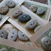 A GIFT FROM THE SEA... beach stone button tags