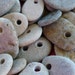 DRILLED STONES...a selection of 10 buttons and 10 pendants