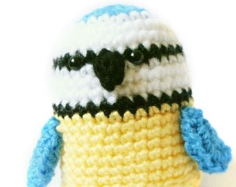 Amigurumi Pattern - Blue Tit - Bird Crochet Pattern