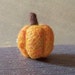 Autumn Woolie Pumpkin - Needle Felted Pin
