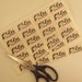 Custom Designed Sew-On Fabric Craft Labels - NOW - Three Uncut Sets at a Discount - 120 Labels