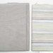 Ecru Beige Linen Fabric Cotton Yardages 1960s or 70s Light Neutral Colors Beige, Ecru Stripes