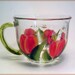 Tulips Tea Cup Painted