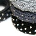 Dew Drop Knitted Bangle Bracelet in Storm Gray - Medium