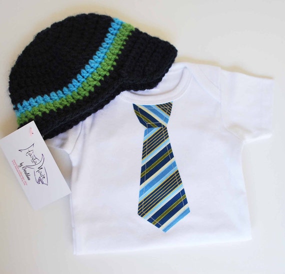 BABY BOY GIFT Set..... Blue Stripes by SuperSweetCreations