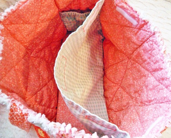 Rag Quilt Tote Diaper Bag Daydream Riley Blake Fabrics