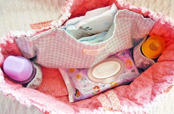 Rag Quilt Tote Diaper Bag Daydream Riley Blake Fabrics