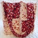 Rag Quilt Tote for Girl, Kitties, Handmade