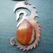 Guardian Dragon Necklace Copper with Jasper Stone