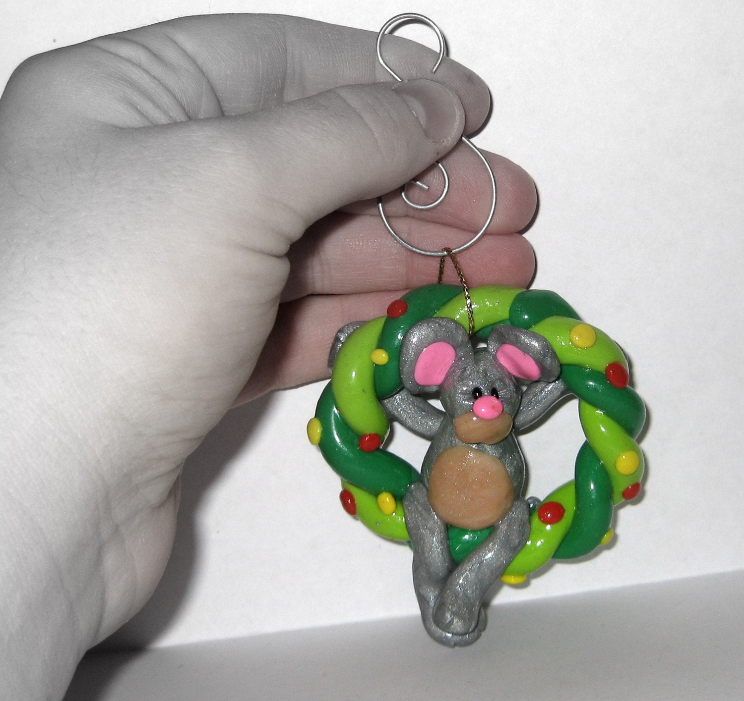 Twas the Night before Christmas mouse ornament