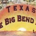 Texas Big Bend Area Poster