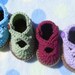 Cross Strap Baby Bootie-Crochet Pattern