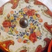 Vintage Tin Embossed Floral Design-Made in Holland