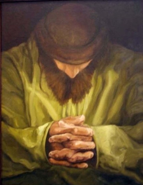 Morning Prayer ....original Oil Painting