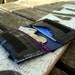 Recycled bike inner tube wallet