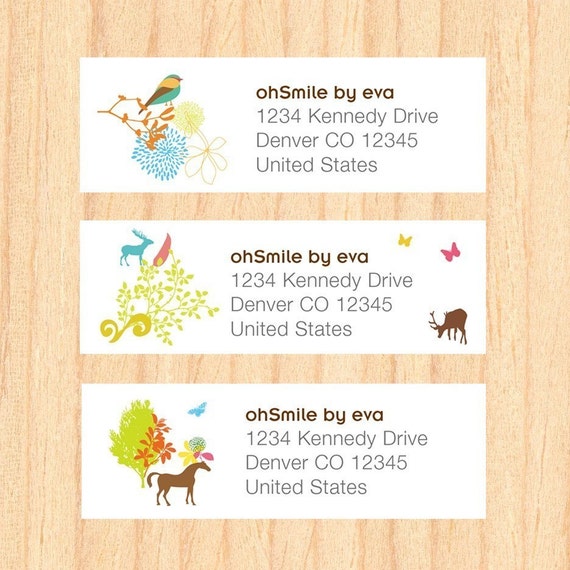 Items similar to Personalized address label mailing label 99 labels