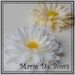 Little Lady Daisy Flower Hair Clip Choose Yellow or White