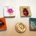 4 Scrabble tile magnet