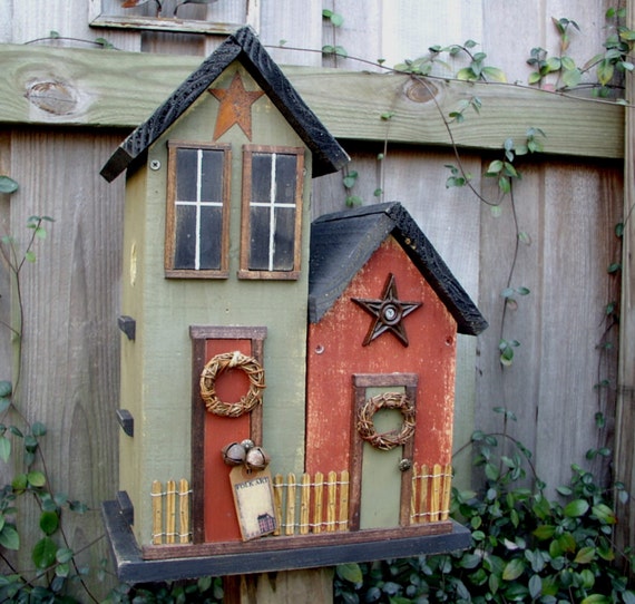 Primitive Folk Art Farmhouse Cottage Country by ACOUNTRYWAY