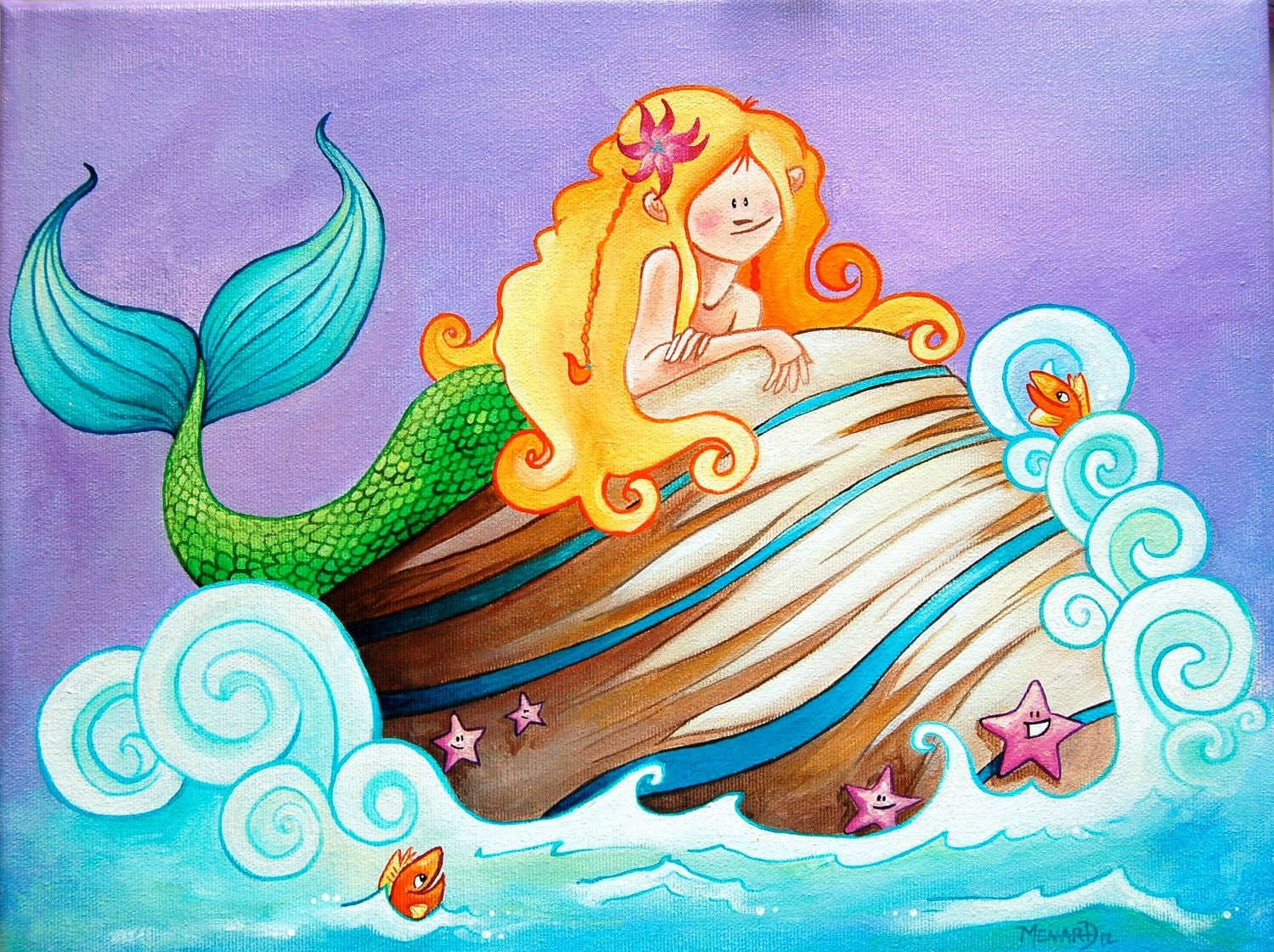 Little Mermaid with Starfish