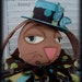 Primitive Folk Art Whimsical Emmitt Bunny Candy Trinket Box