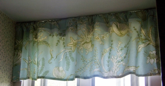Matching Shower Curtain And Window Treatment Ocean Themed Window Seating
