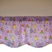 Custom Window Valance Boutique Kittens Frogs and Bunnies Petite Playmates with Scalloped Hem