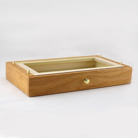 Modular Jewelry Box System Cherry Standard Drawer