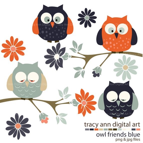 owl clip art etsy - photo #22