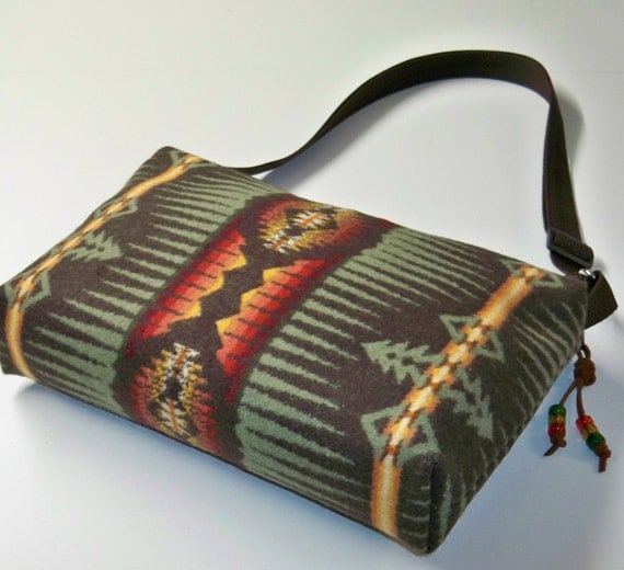 Pendleton Wool Purse Shoulder Bag Adjustable Strap