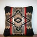 Pendleton Blanket Weight Wool Pillow Decorator Throw Lodge Tan Black