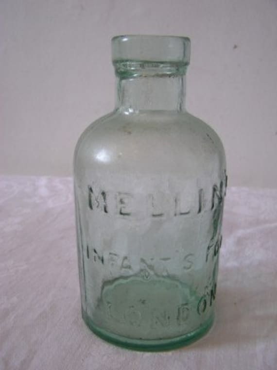 ANTIQUE / VINTAGE MELLINS INFANT BABY FOOD GREEN by scottishart